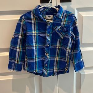 Boys Size 3T Old Navy Button Down Shirt